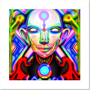 Dosed in the Machine (29) - Trippy Psychedelic Art Posters and Art